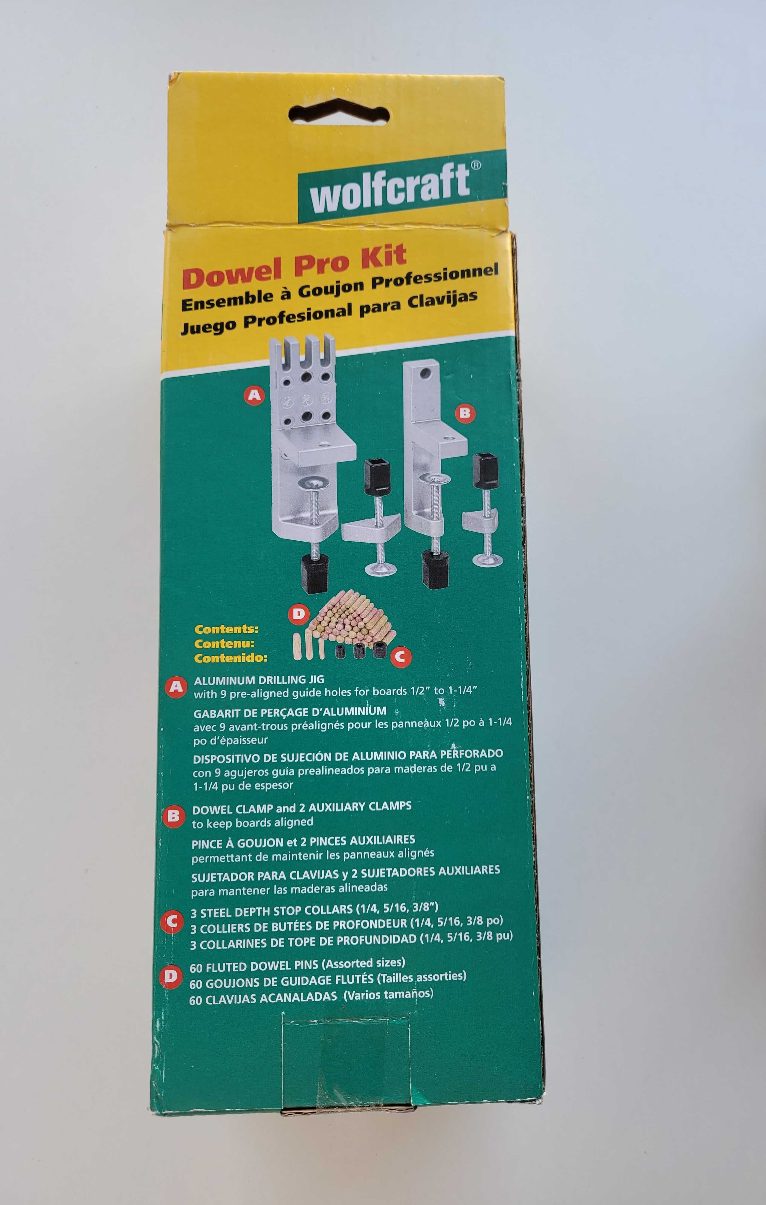 Wolfcraft Dowel Pro Kit - Kit para cavilhar