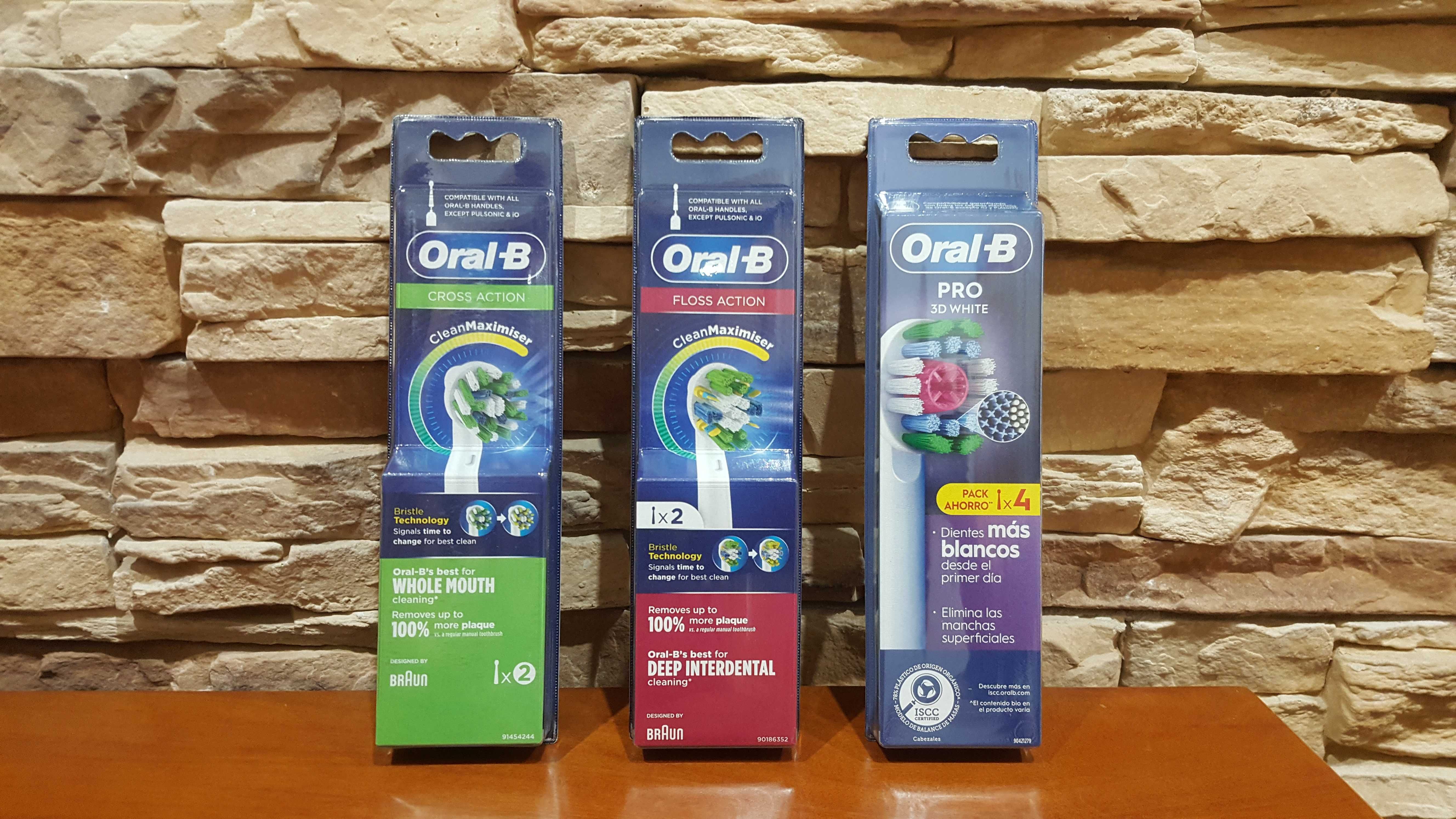 Recargas Oral B Cross Action / Floss Action / Pro 3D White - Novos