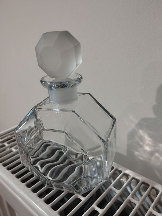 Piękna karafka ośmiokąt art deco vintage