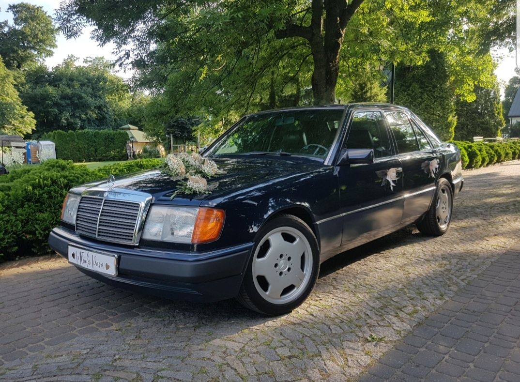 Auto samochód do ślubu Mercedes w124 Łuków Siedlce Radzyń Międzyrzec