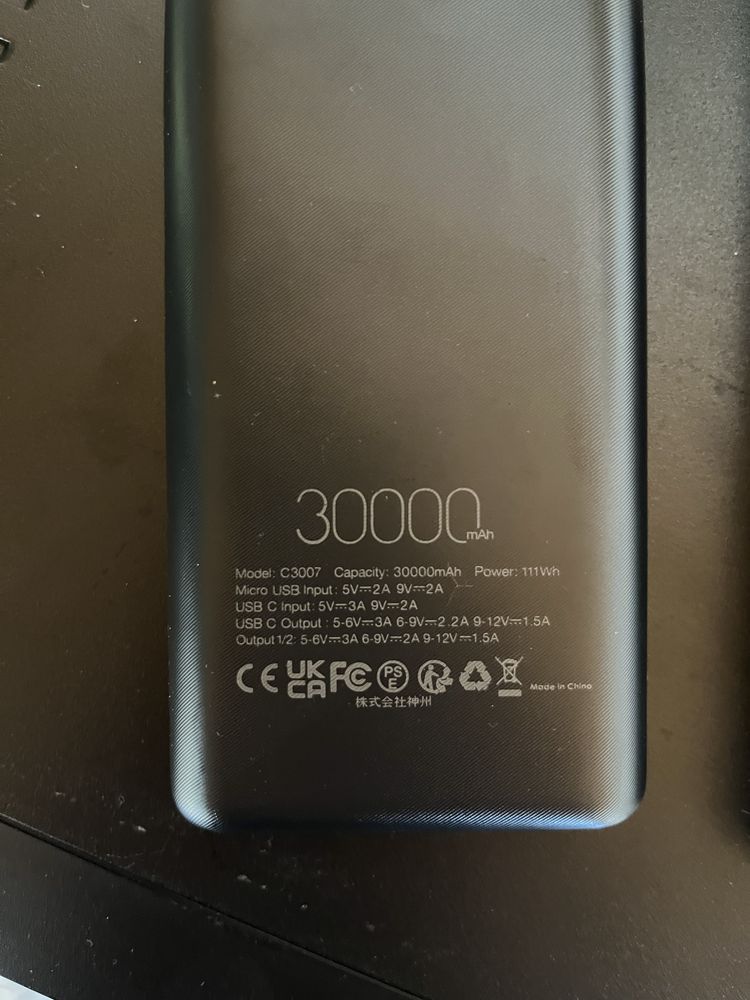 Charmast c3007 повербанк 30000mah н