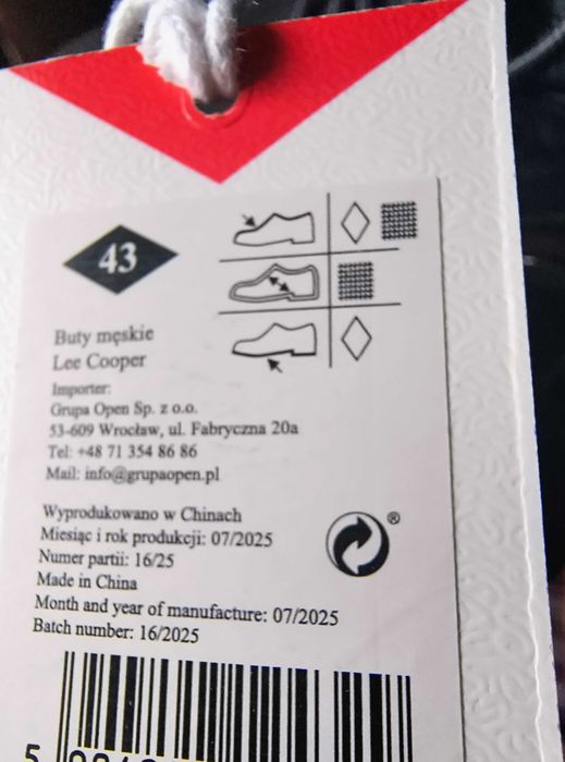 Buty męskie zimowe Lee Cooper r.43