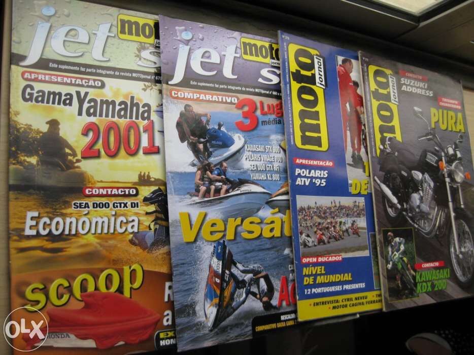Dezenas Revistas Motojornal vintage