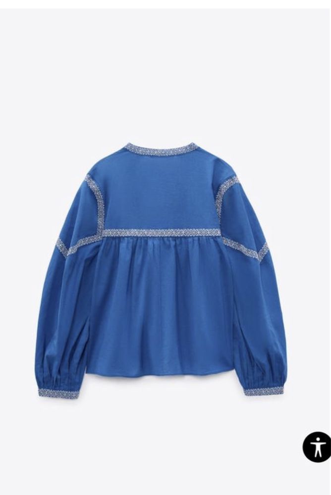 Блуза Zara вишиванка