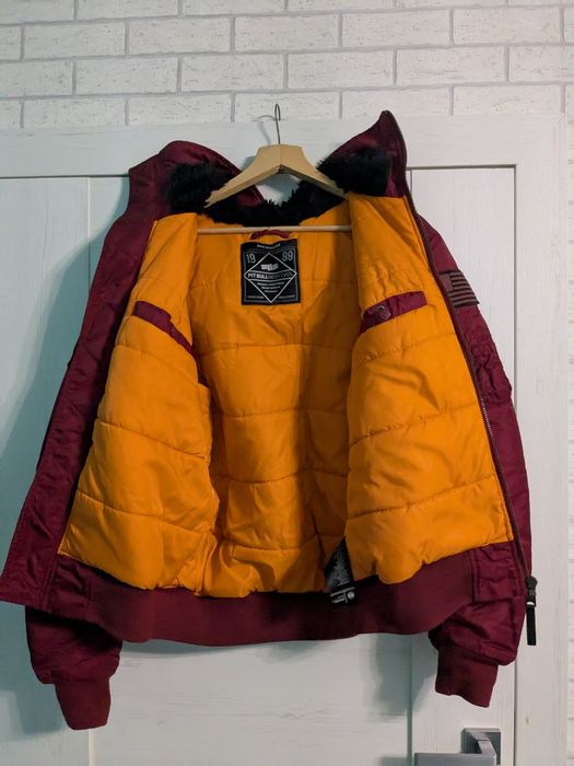 Kurtka zimowa Pit Bull bomberka z kapturem ENCINO