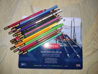 Олівці карандаши derwent 24 watercolour pencils акварельные акварельні