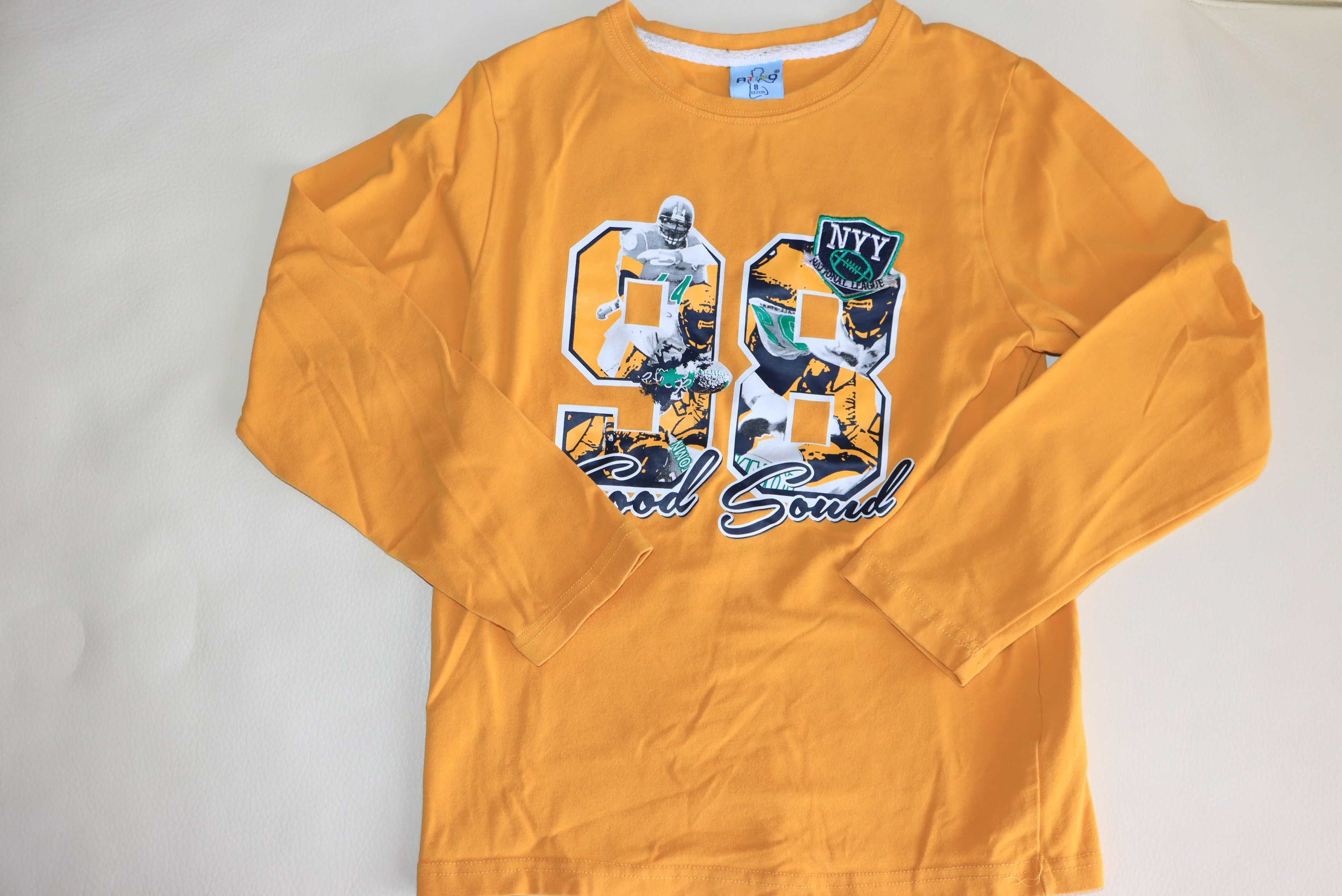 T-shirt manga comprida + Polo criança, T8 anos - Pack 2 pcs