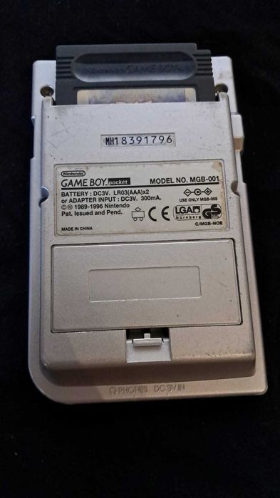 Game Boy Pocket (Prata) Original (1996)