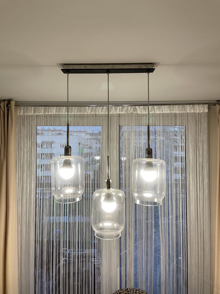 Lampa wisząca szklane klosze Ikea