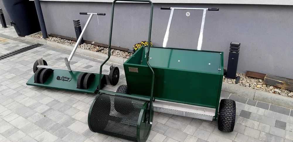 Niwelator równiarka  ziemi zielony spaw równanie wypożyczenie wynajem