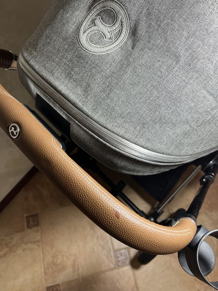 Cybex priam 4.0 з адаптерами 2 в 1 Manhattan Grey прогулянка