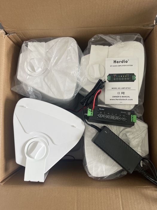 Glosniki herdio nowe 4 sztuki