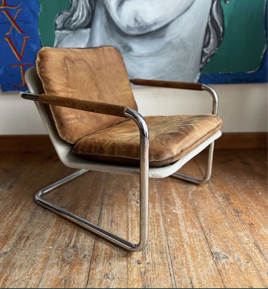 Heinrich Pfalzberger dla Wohnbedarf AG Basel, fotel mid century