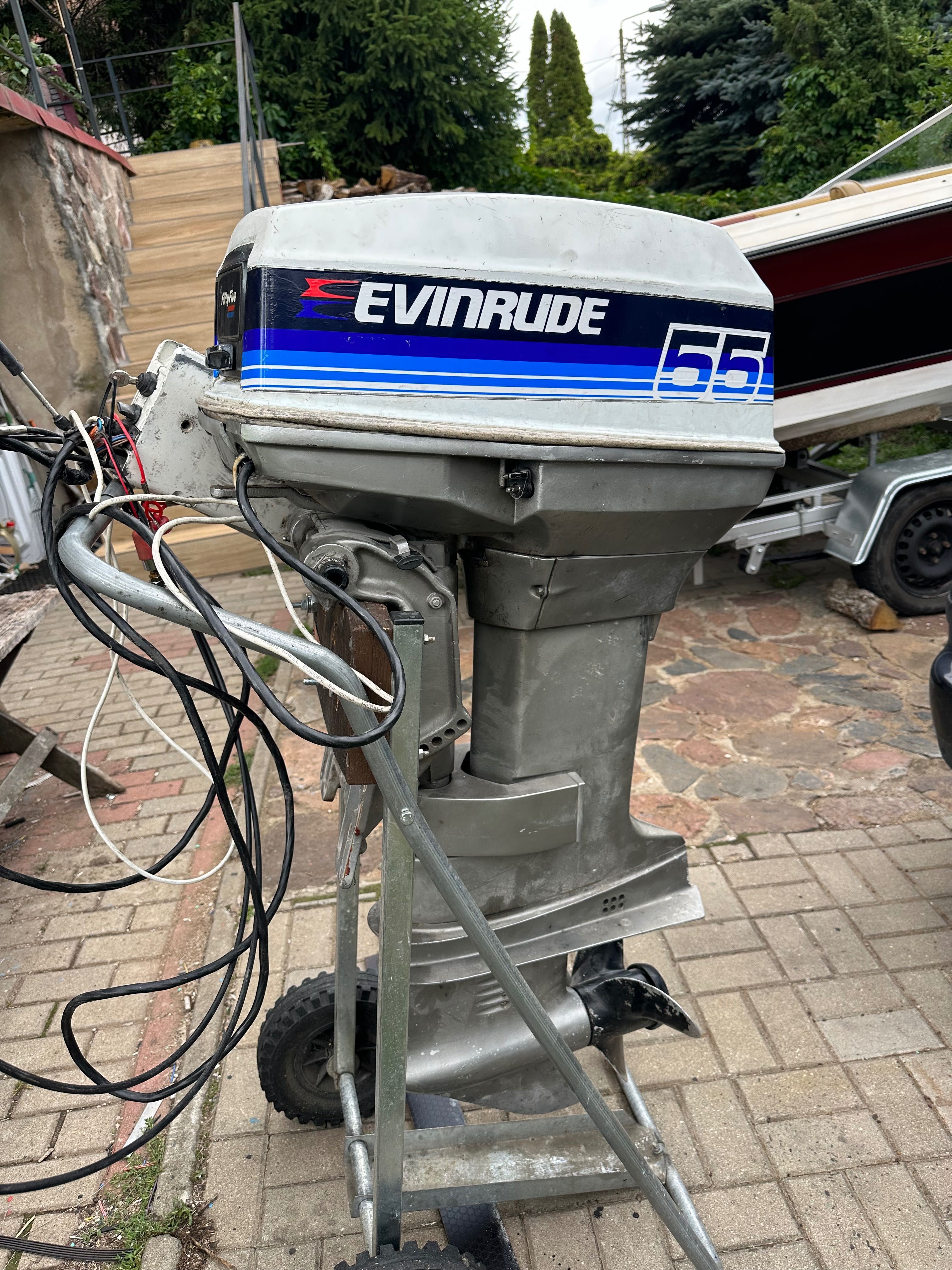 silnik zaburtowy EVINRUDE johnson 50 ,55, 60,70 KM  na części tanio