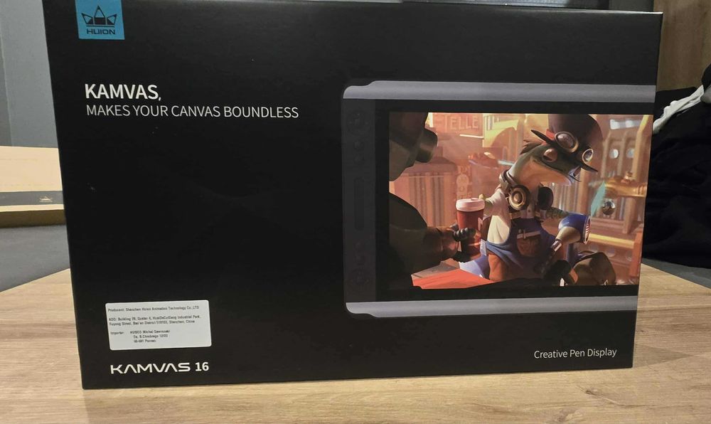 Tablet graficzny Huion kanvas 16