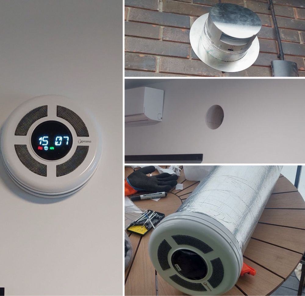Свіже повітря 24/7‼️ Рекуператор Climtec, Vents, Prana