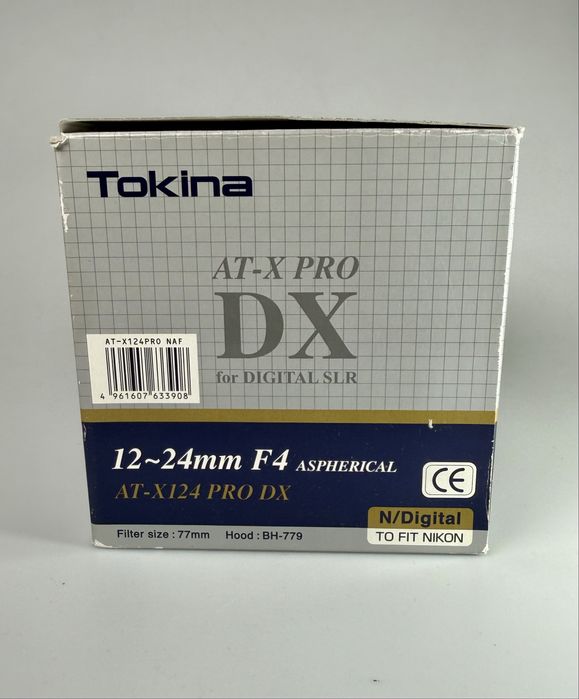 Tokina 12-24/4 aspherical At-x Pro dx для Nikon