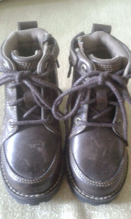 Новые кожаные ботинки сапоги Timberland. Оригинал. Демисезон. р.23,5