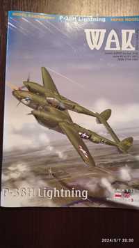Model kartonowy P-38H Lightning 1:33 WAK
