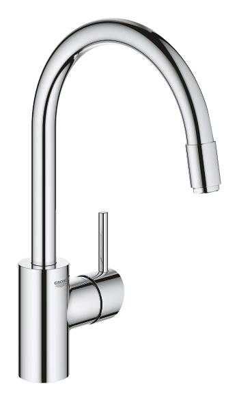 Grohe Concetto змішувач для мийки одноважільний з висувним виливом