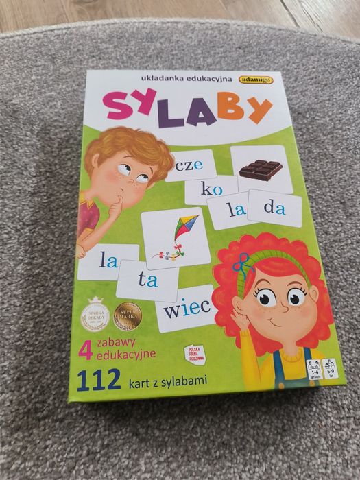 Gra dla dzieci Sylaby od adamigo