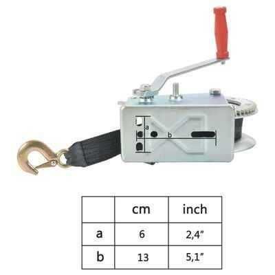 NOVO - Guincho manual com cinta 1130 kg