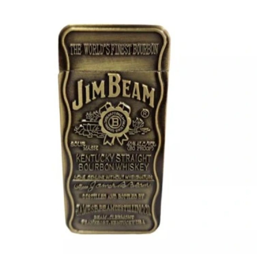 ORYGINALNA zapalniczka żarowa z grawerem JIM BEAM® full metal