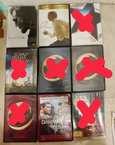 Vários DVD filmes