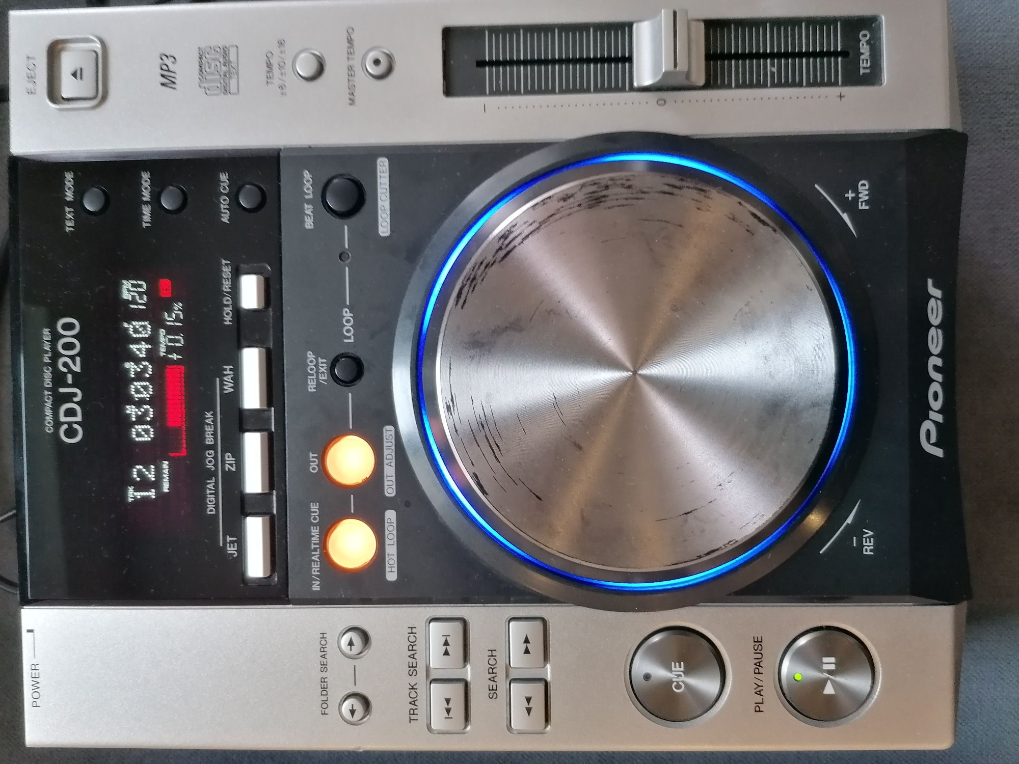 Pioneer CDJ 200 x 2, mikser Reloop RMX-3, kable, case'y OKAZJA