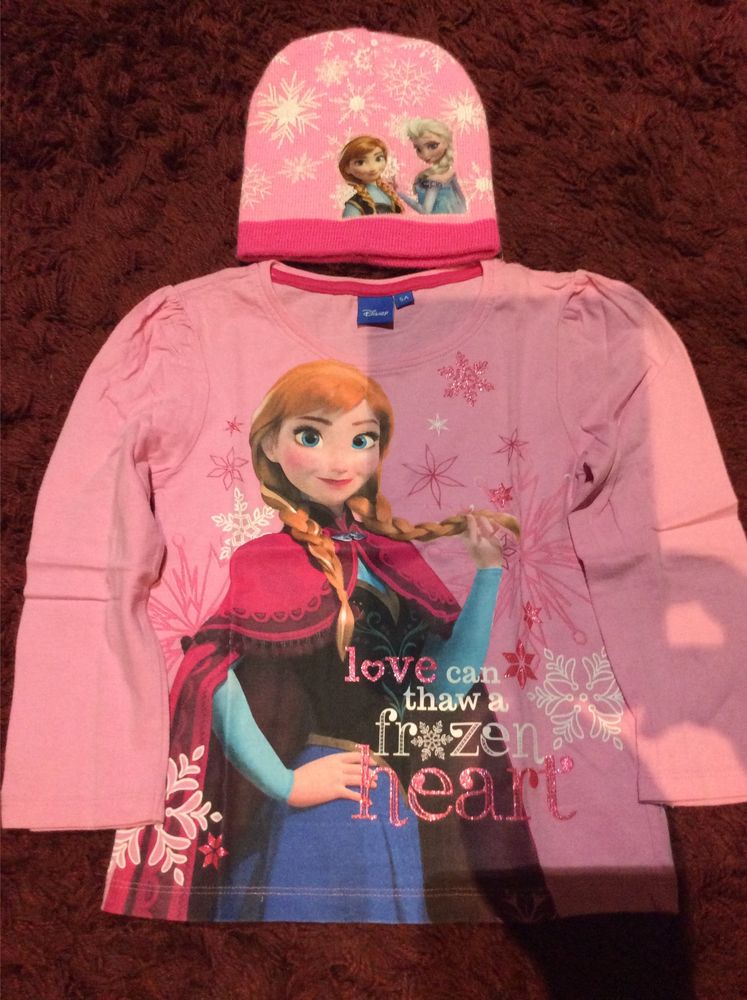 Camisolas Frozen, Sky e Rapunzel H&M