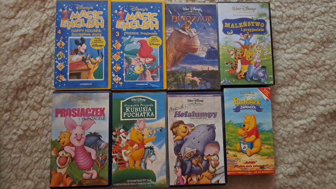 Bajki VHS Walta Disneya  10zł sztuka