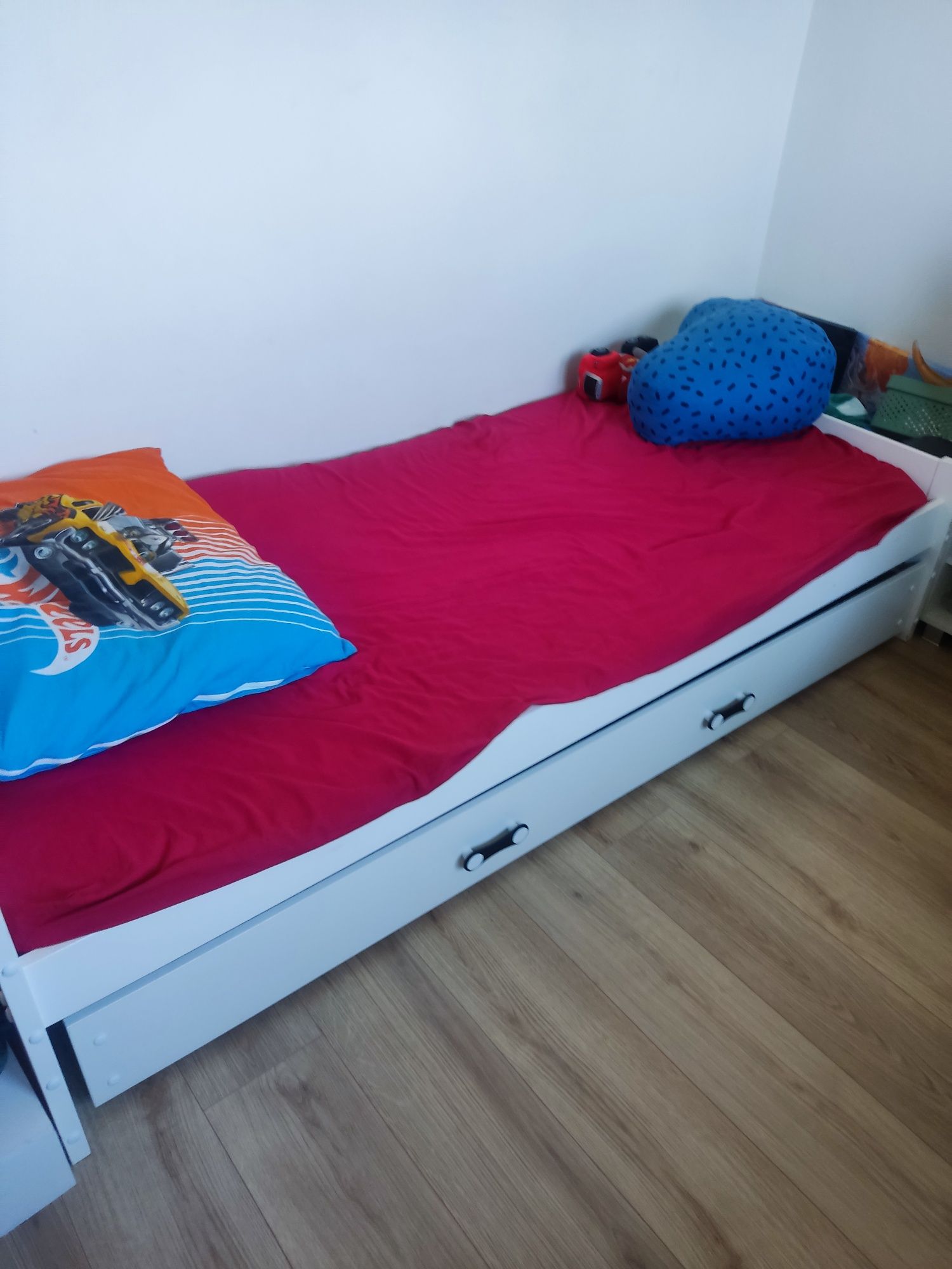 Łóżko drewniane Bartek białe 90x200
