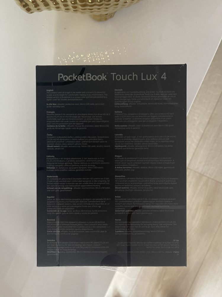 Pudełko pocketbook touch lux 4