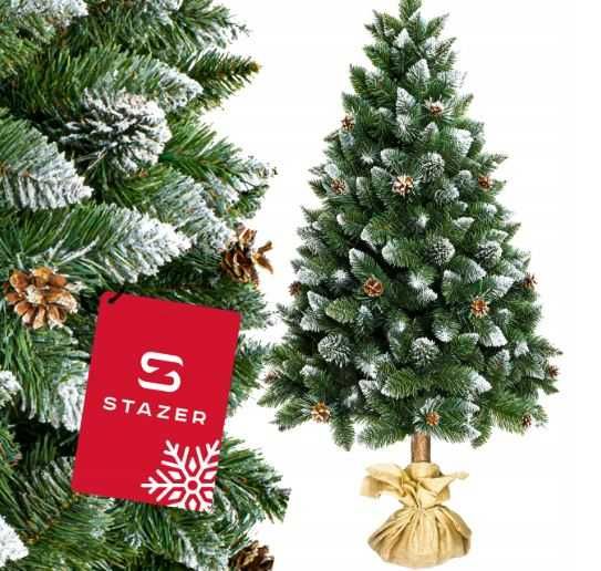 Sztuczna choinka świąteczna 150 cm – bardzo gęsta, naturalny wygląd