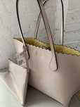 Nowoczesna beżowa torba typu shopper H&M (nowa z metką)