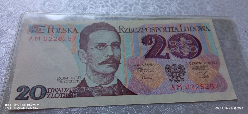 Banknoty PRL kolekcjonerskie