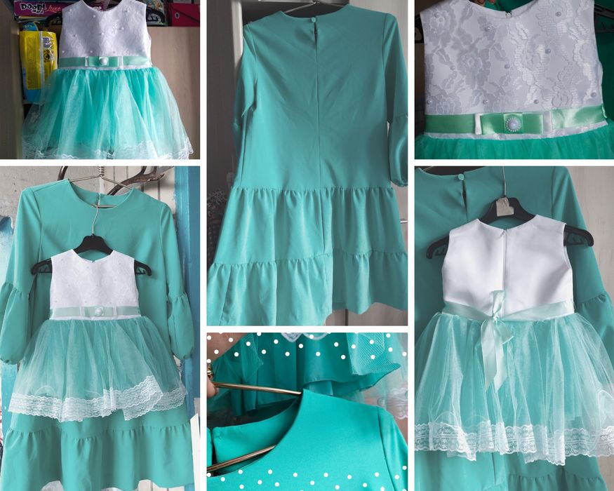 Фемелі лук Family look на 1 рік сукні мама + доня