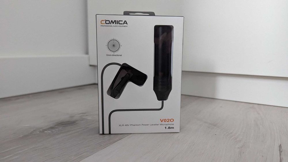 Професійний петличний мікрофон Comica CVM-V02O XLR 1.8м