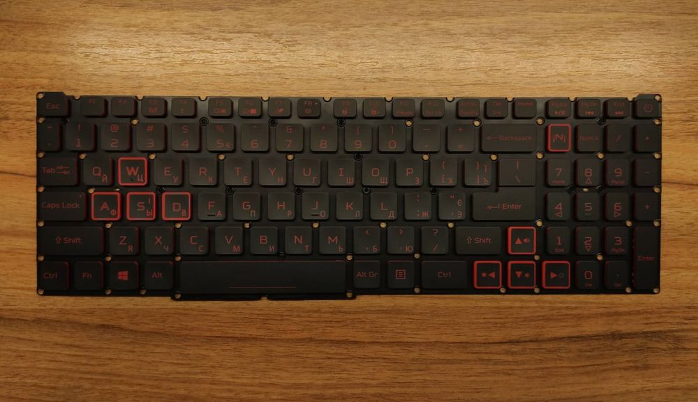 Клавіатура Acer predator helios 300 ph31552, ph31751, acer nitro 5 an5