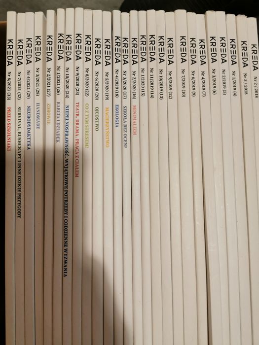 Magazyn KREDA numer archiwalne. Edukacja domowa, rozwoj dzieci, rodzin