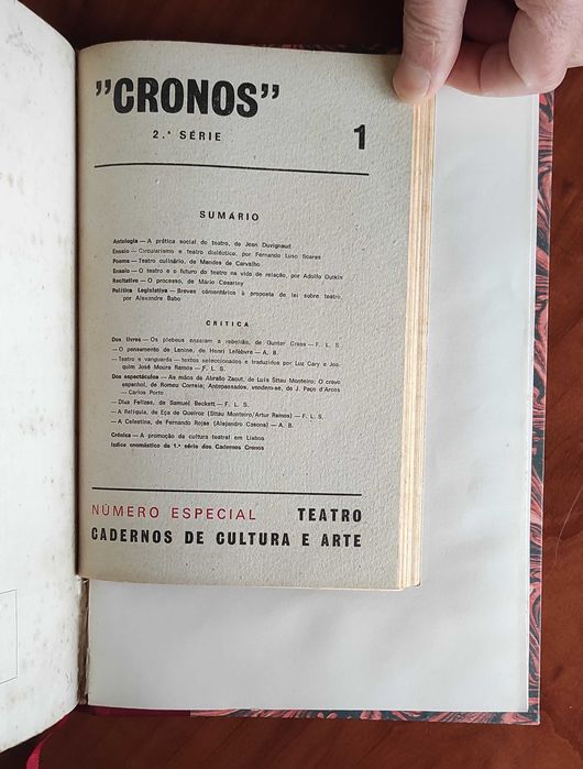 Cronos. Cadernos de Literatura