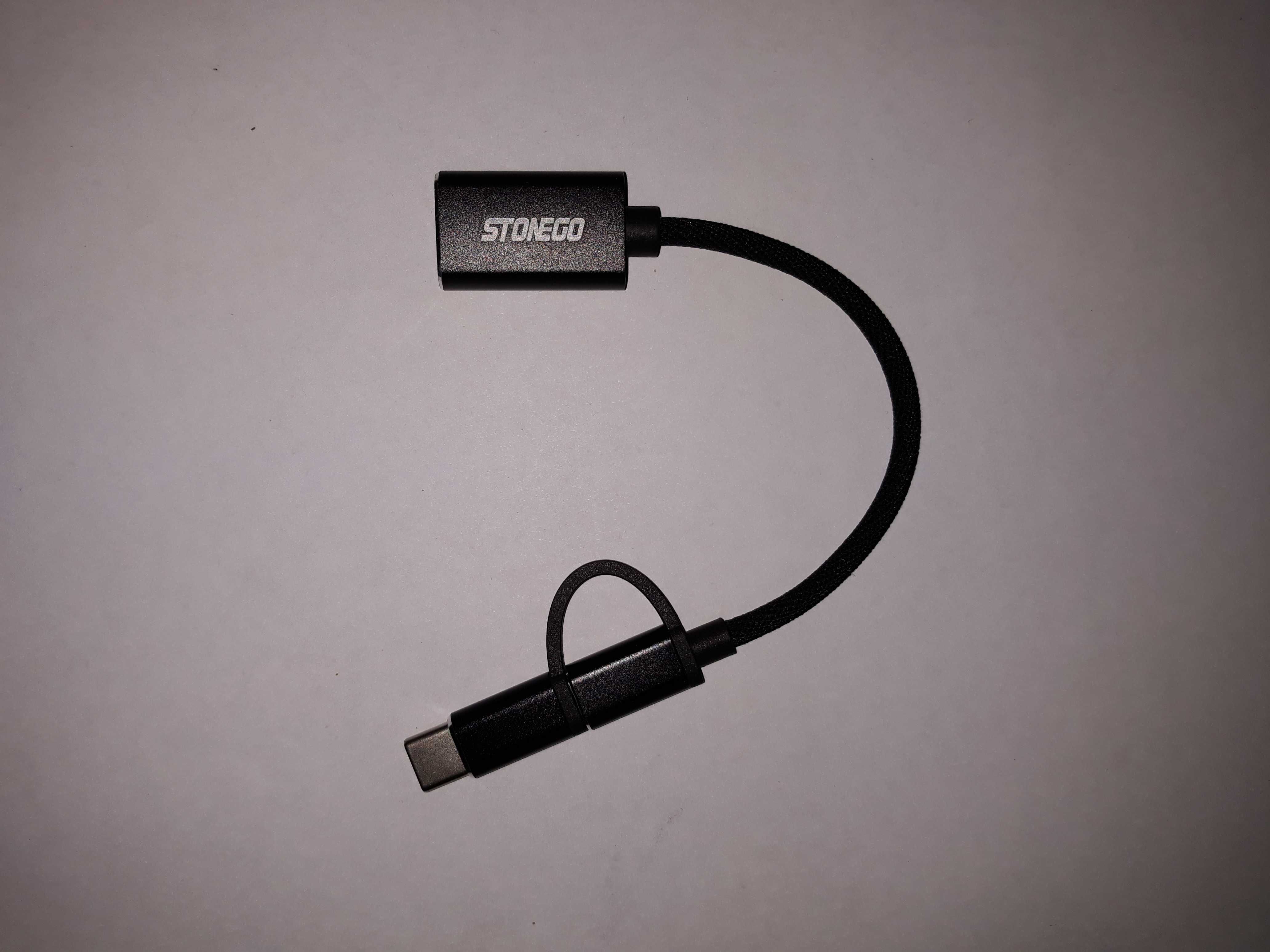 przejściówka adapter OTG usb C + usb Micro na USB3