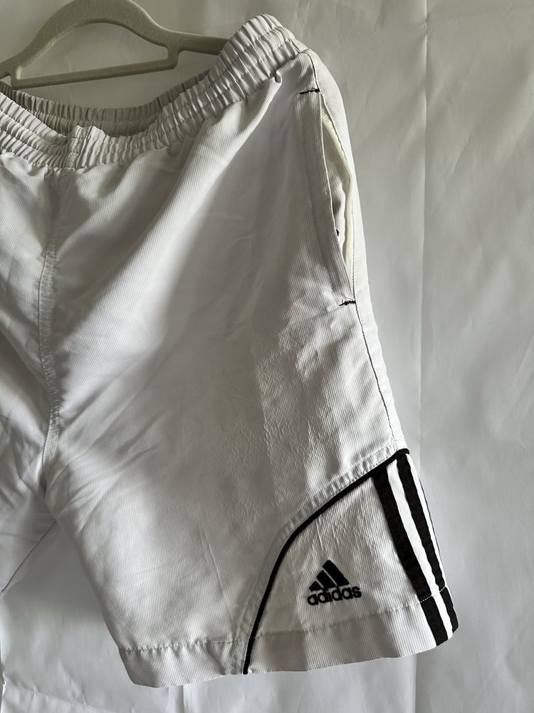 Spodenki białe sportowe Adidas