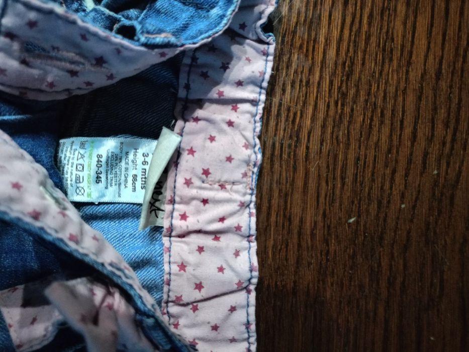 Jeansy NEXT dla dziewczynki, rozm. 68