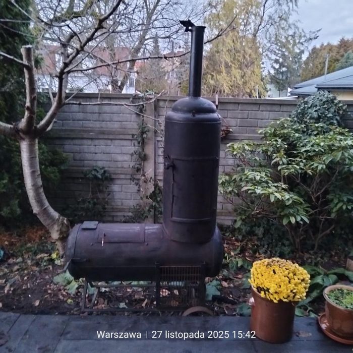 Wędzarnia używana typ parowóz.