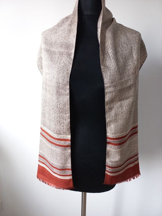 Szal - Damski  - Jedwab - 28 cm x 152 cm - MILANÓWEK