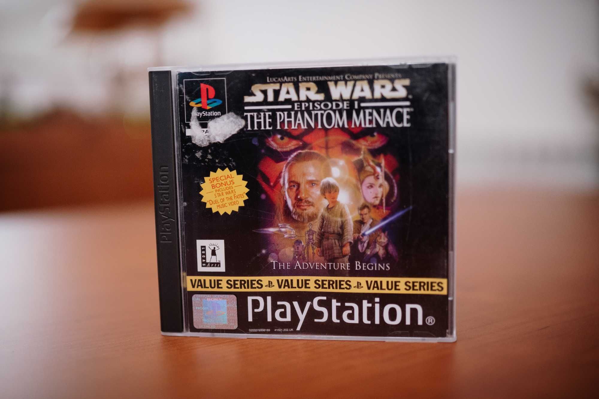 Jogo Original PlayStation One - Star Wars ep III (A Phantom Menace)