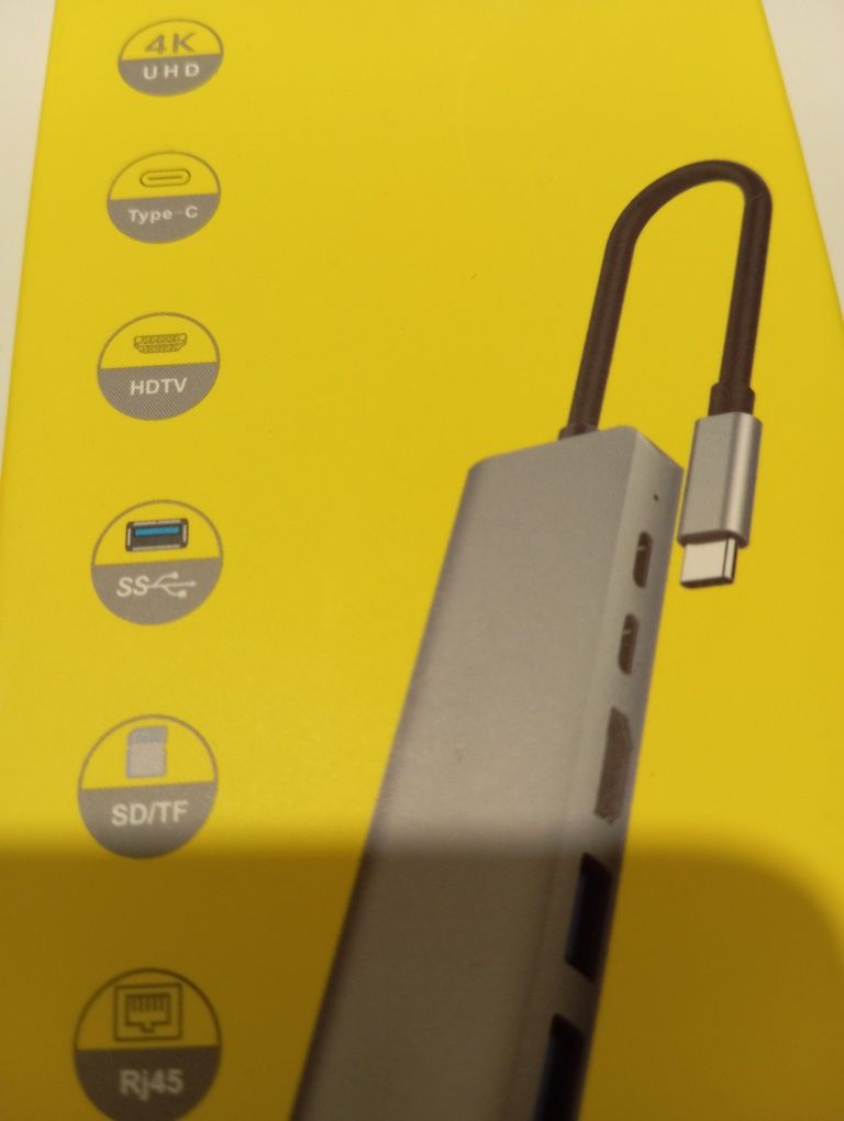 Adaptador 8 in 1 Type-C