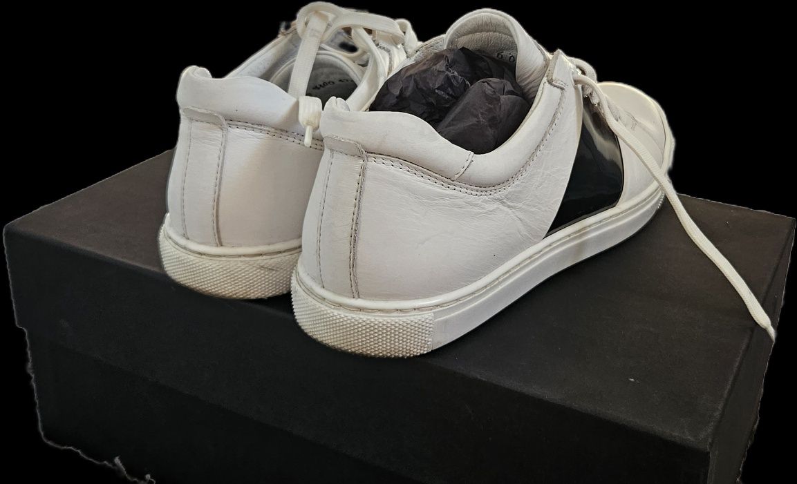 Buty sneakersy giacomo conti/ Domeno białe r.40