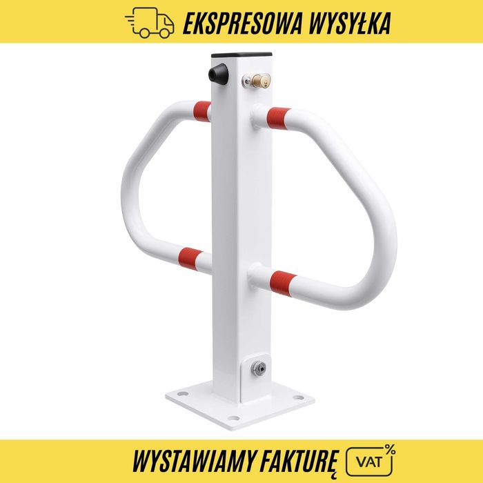 Blokada parkingowa- motylek ( biała)